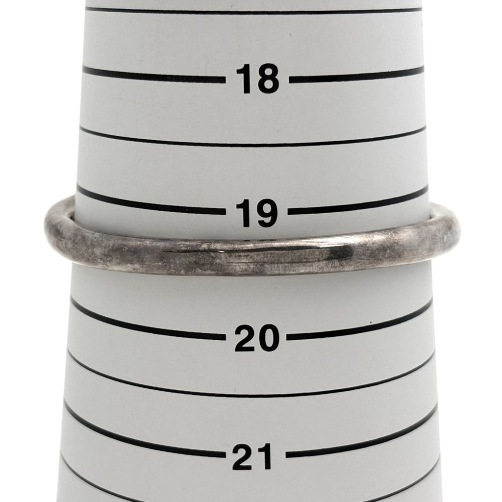 Hermes Chevalhos Bangle Horse Motif Bracelet Metal Silver — view 8