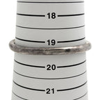 Hermes Chevalhos Bangle Horse Motif Bracelet Metal Silver — view 8