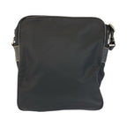 Prada Tessuto Black Nylon Leather Shoulder Bag — view 2