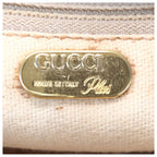 Gucci Vintage Plus Beige Brown Gold GG Supreme Canvas Clutch — view 4