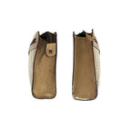 Gucci Vintage Plus Beige Brown Gold GG Supreme Canvas Clutch — view 7