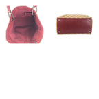 Gucci Beige Red Silver GG Canvas Tote Shoulder Bag — view 9