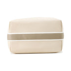 Hermes Pouch Bric-a-Brac GM Beige Silver Canvas — view 3