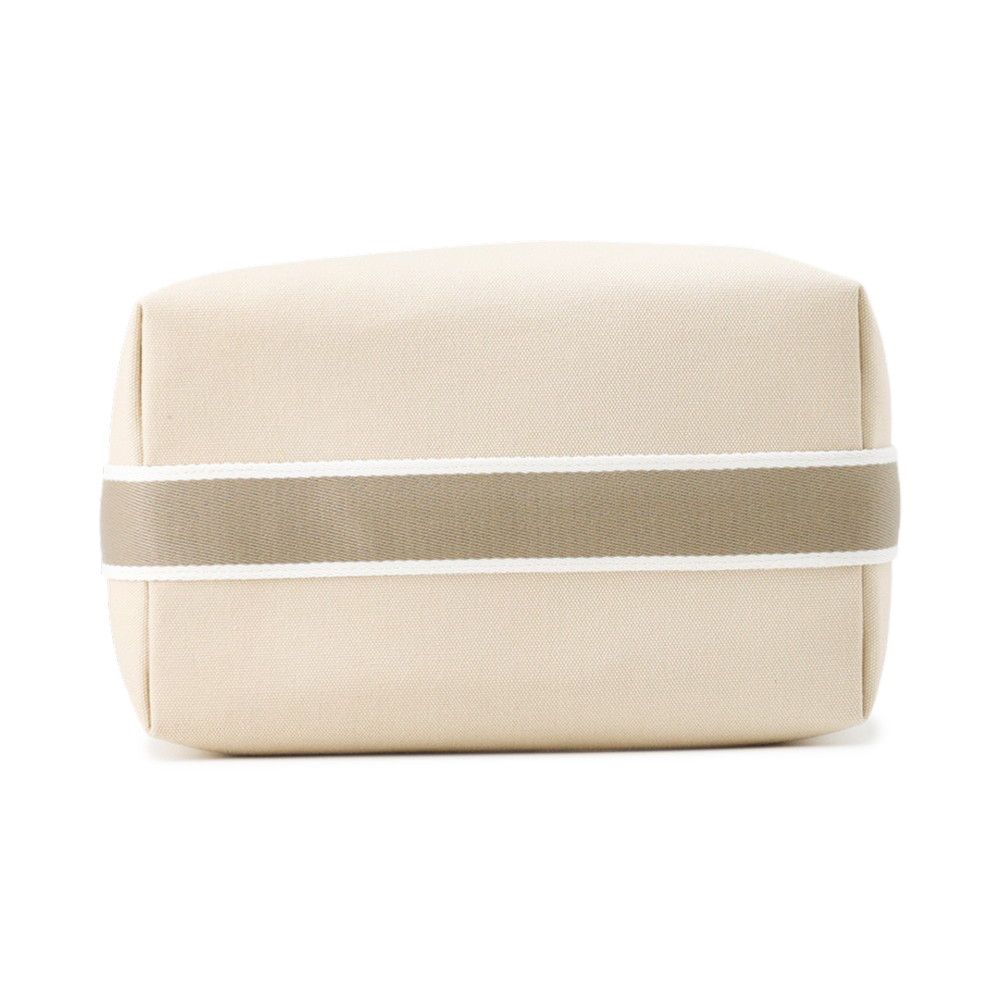 Hermes Pouch Bric-a-Brac GM Beige Silver Canvas — view 3