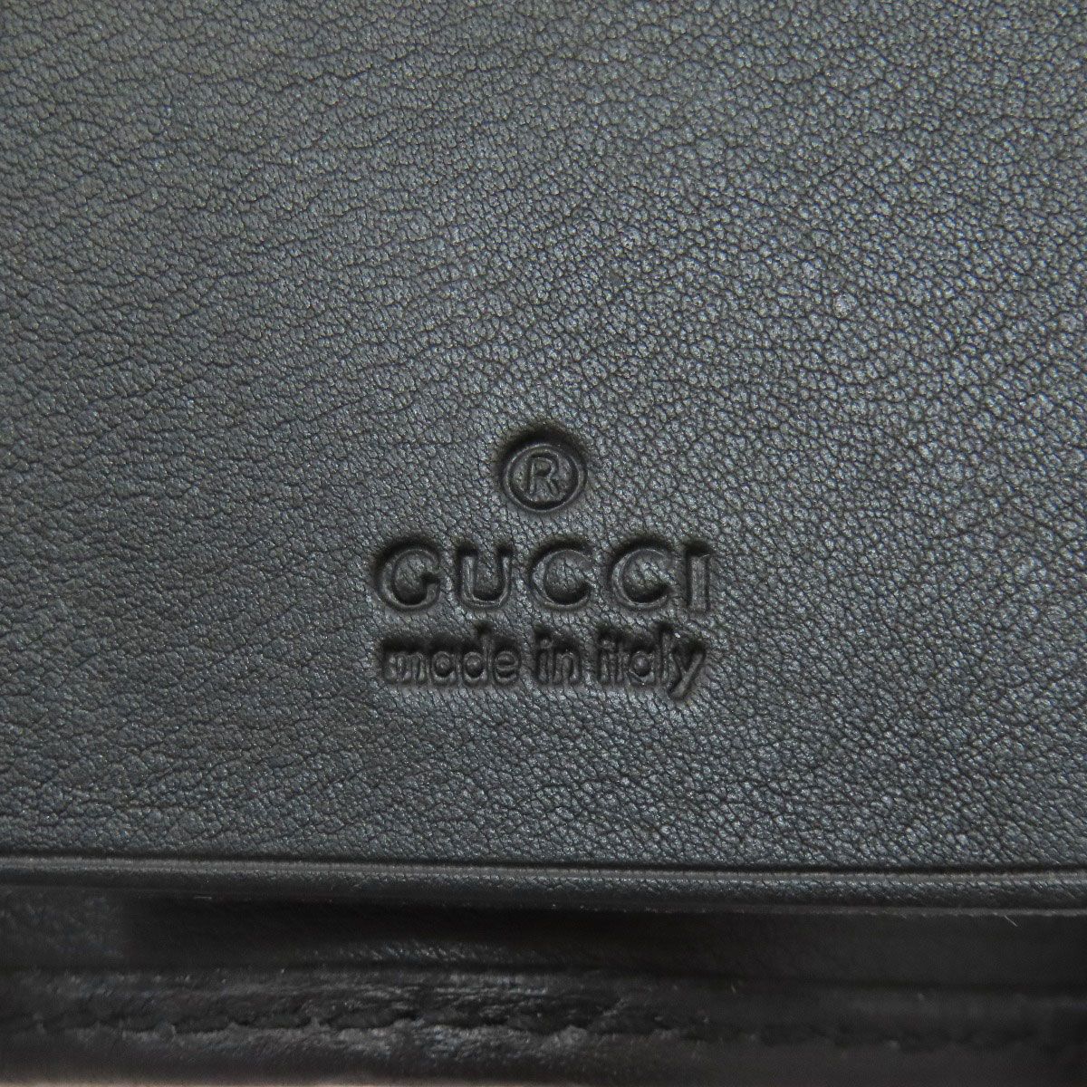 Gucci GG Signature Guccissima Key Case Leather Holder — view 6