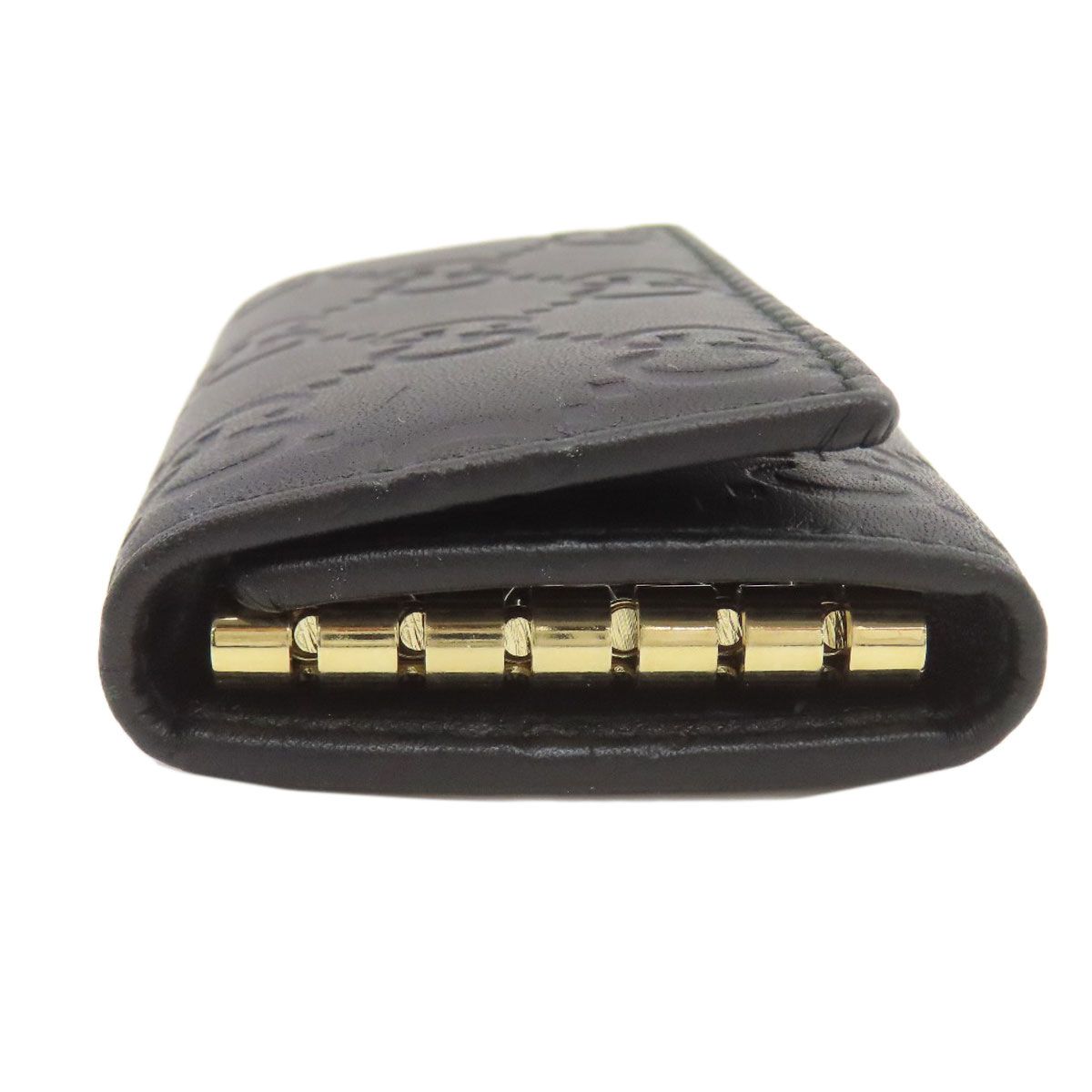 Gucci GG Signature Guccissima Key Case Leather Holder — view 3