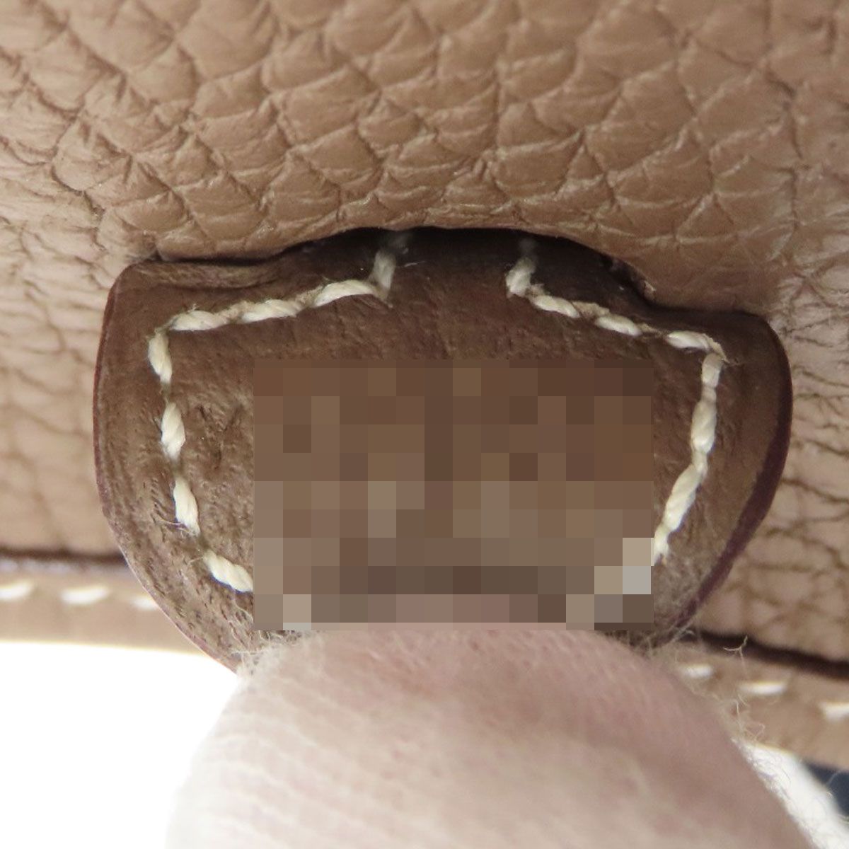 Hermes Evelyne TPM Etoupe Silver Shoulder Bag Brown — view 7
