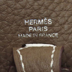 Hermes Evelyne TPM Etoupe Silver Shoulder Bag Brown — view 6