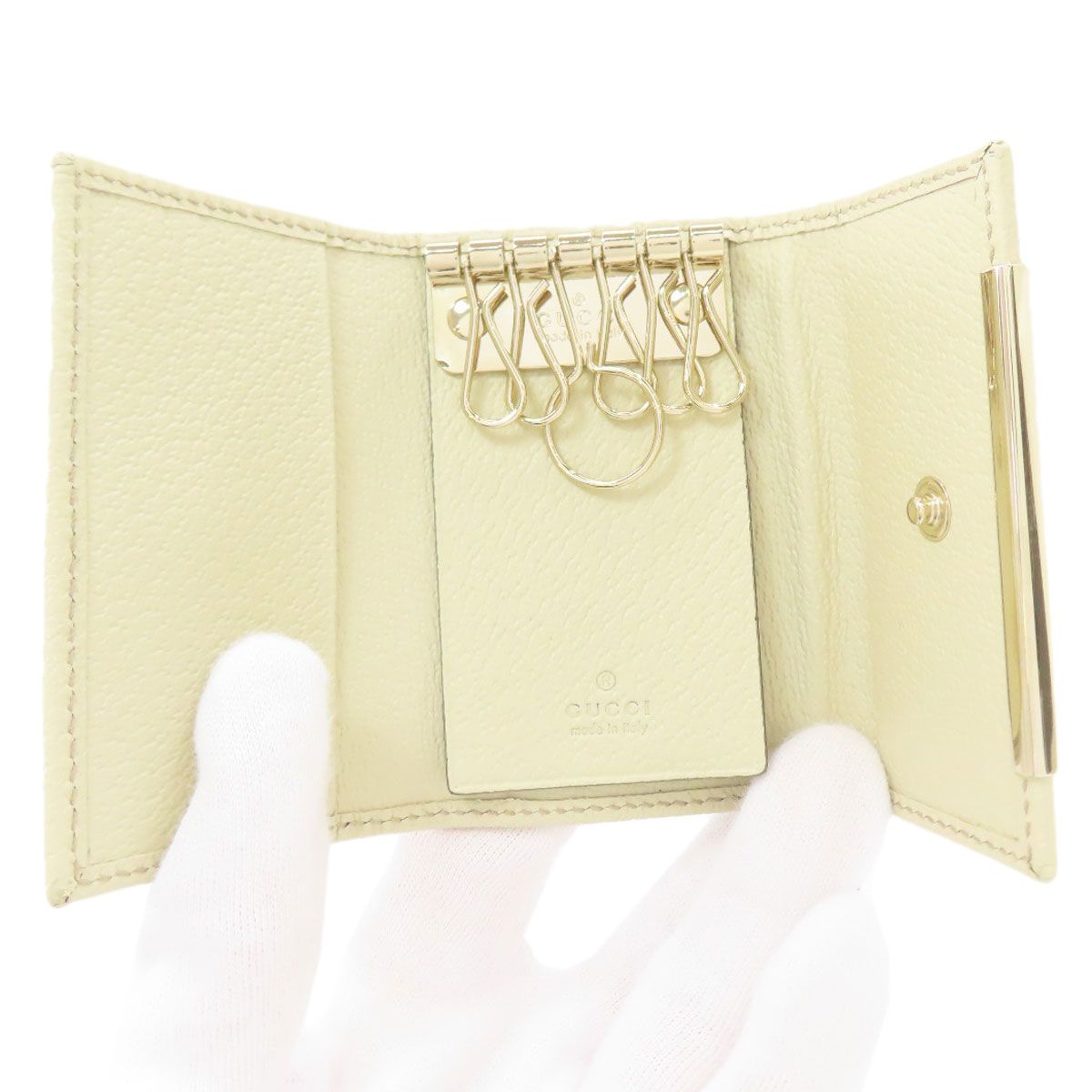 Gucci GG Canvas Key Case Holder — view 4