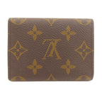 Louis Vuitton Envelope Carte de Visit Card Case Monogram Canvas Brown — view 2