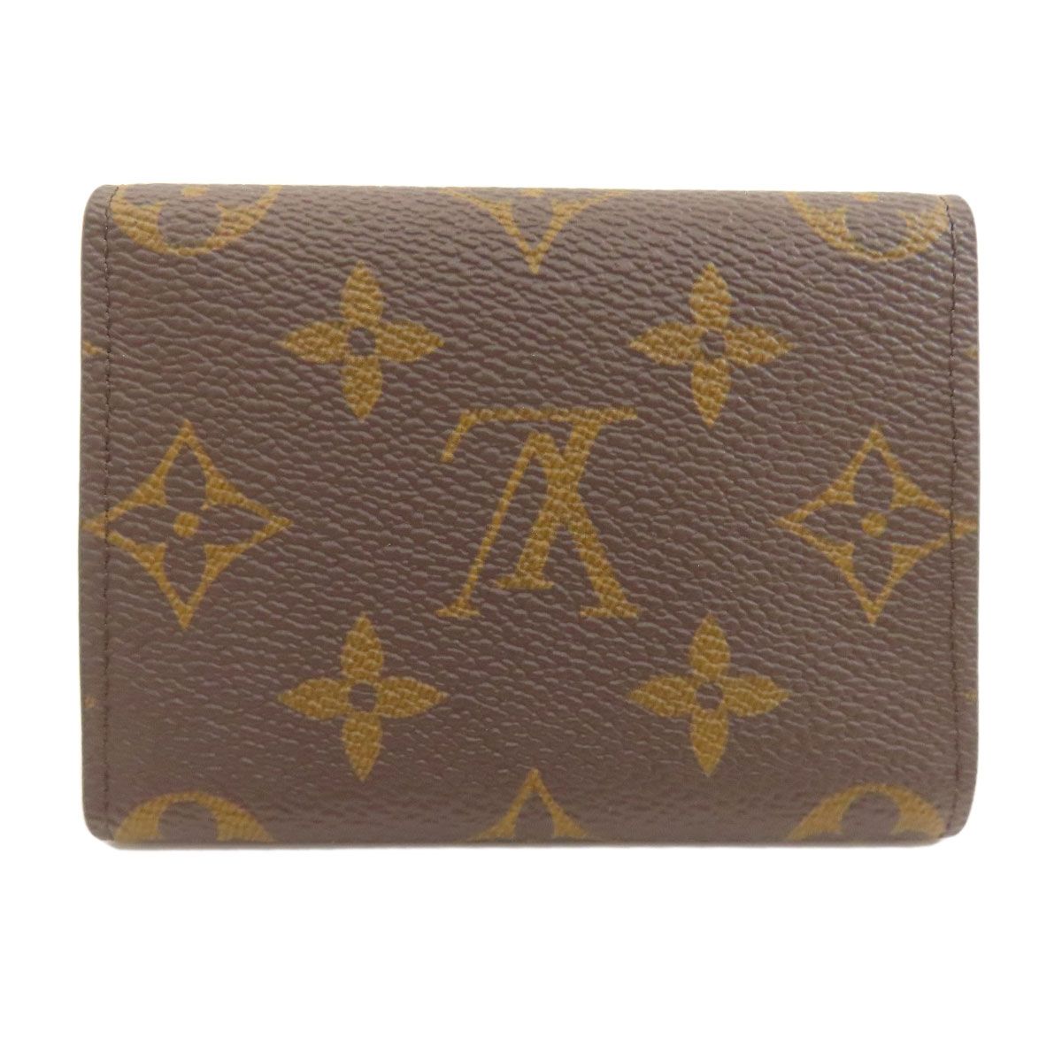 Louis Vuitton Envelope Carte de Visit Card Case Monogram Canvas Brown — view 2