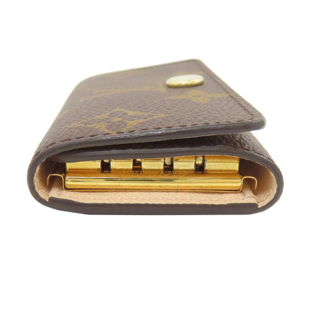 Louis Vuitton Multicles 4 Key Case Leather Holder Monogram Brown — view 3