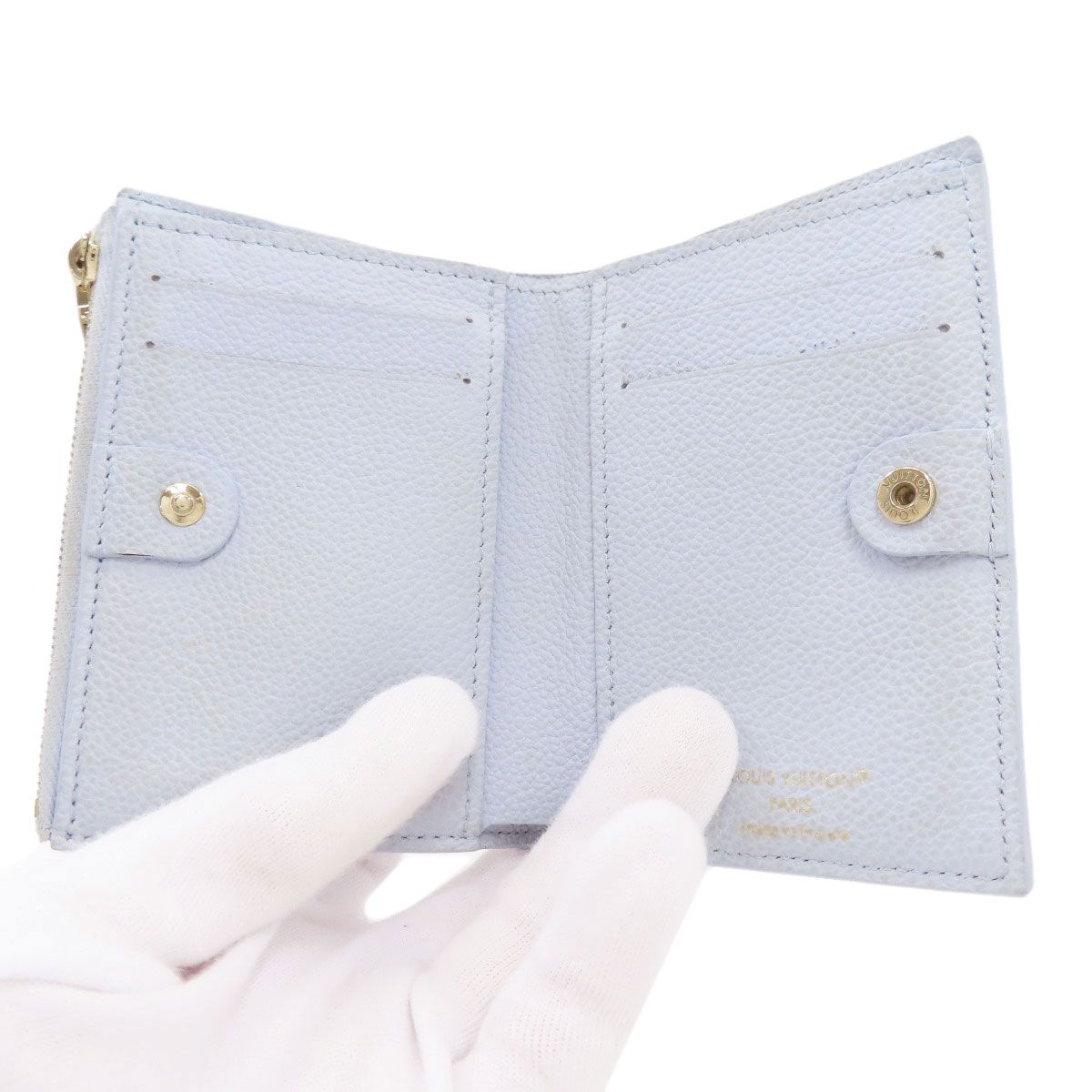 Louis Vuitton Portefeuille Lisa Bifold Wallet Blue-olympe Blue — view 4