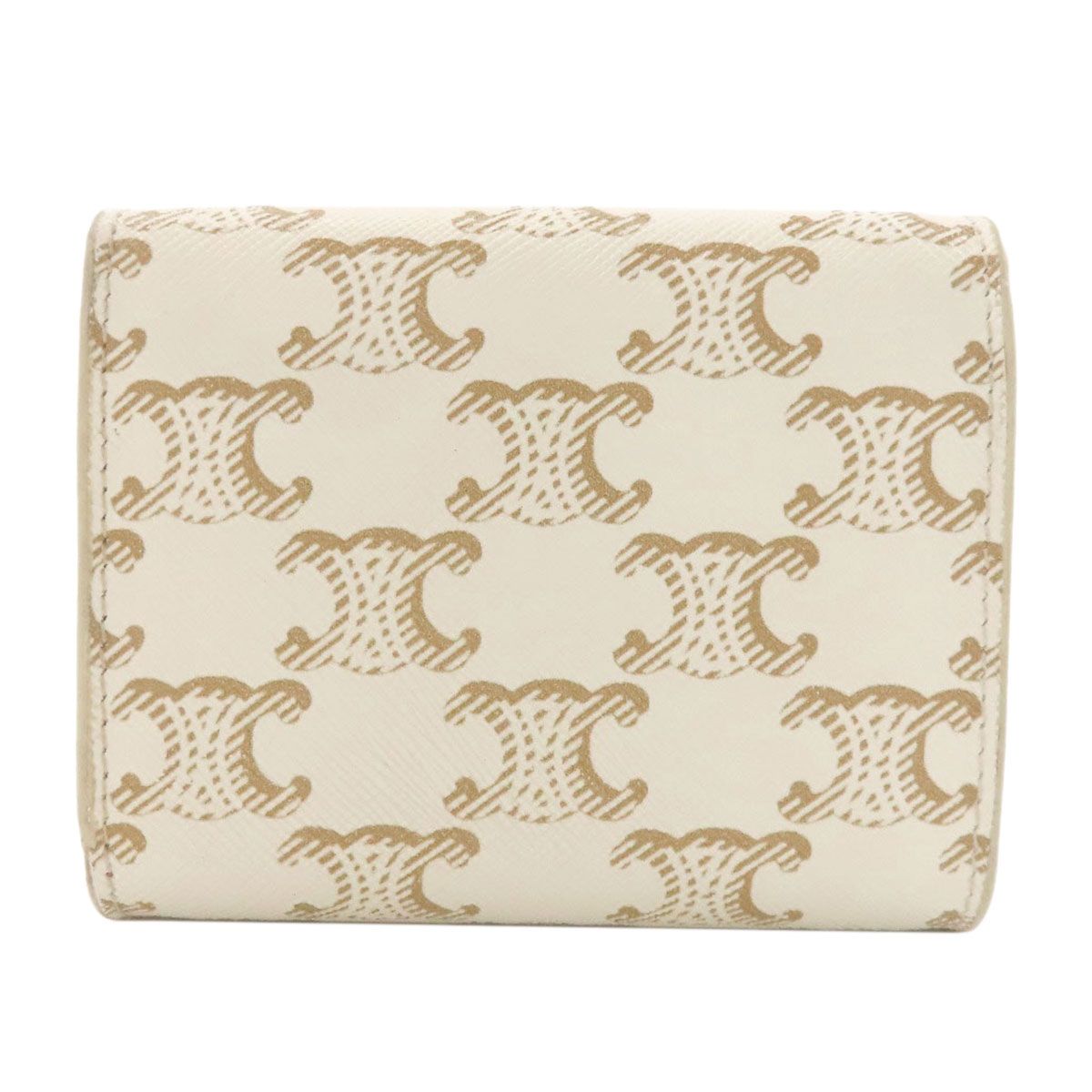 Celine Macadam Pattern Trifold Wallet Bifold Leather — view 2