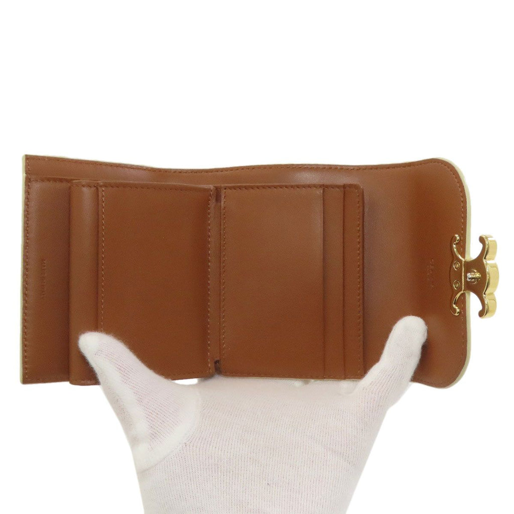 Celine Macadam Pattern Trifold Wallet Bifold Leather — view 5