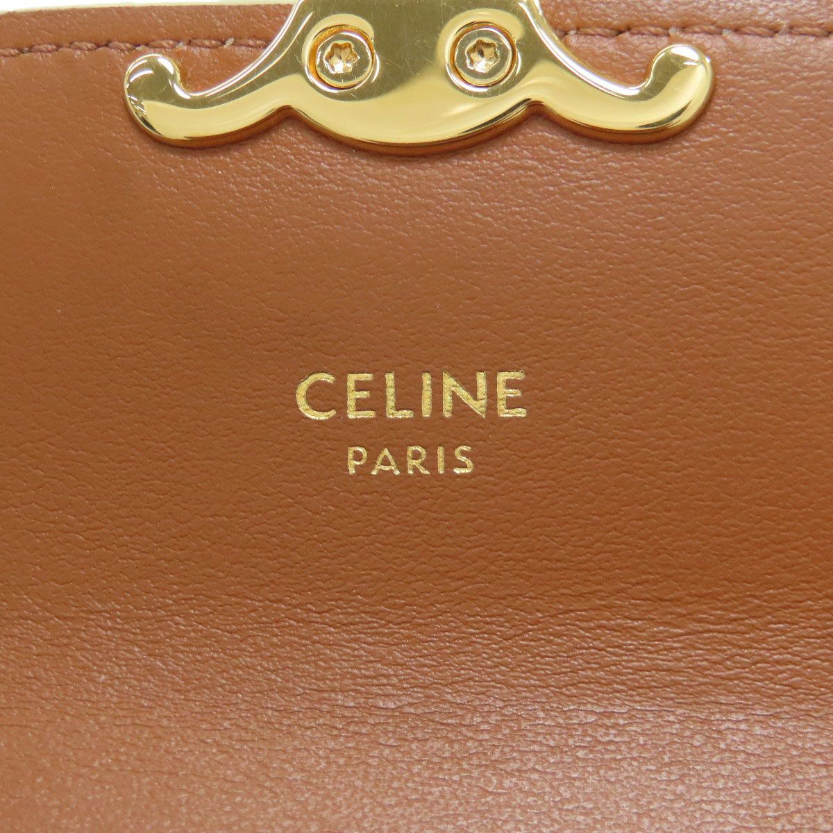 Celine Macadam Pattern Trifold Wallet Bifold Leather — view 8