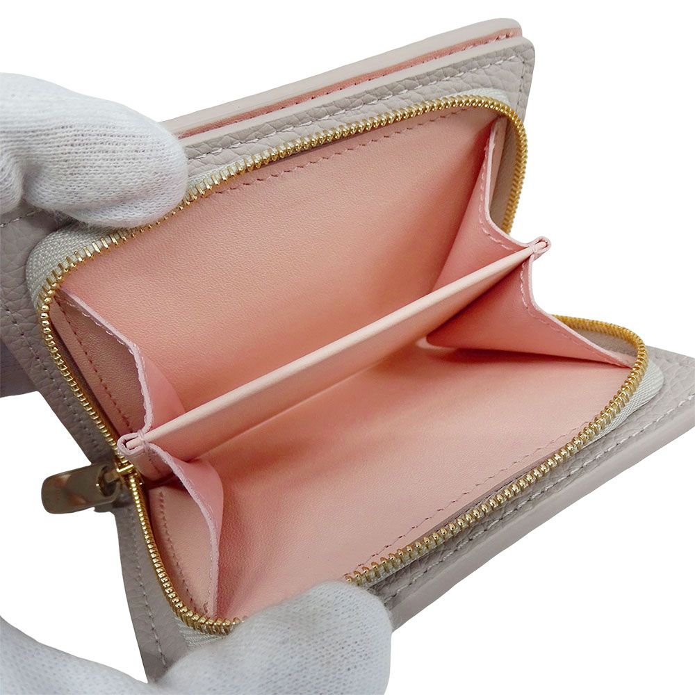 Louis Vuitton Wallet Bifold Monogram Mahina Blue Mugret — view 8