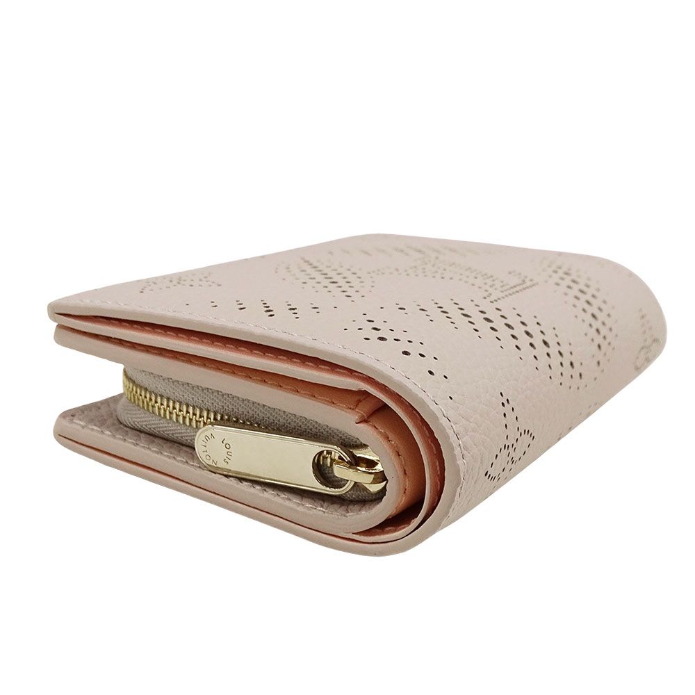 Louis Vuitton Wallet Bifold Monogram Mahina Blue Mugret — view 3
