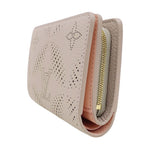 Louis Vuitton Wallet Bifold Monogram Mahina Blue Mugret — view 4