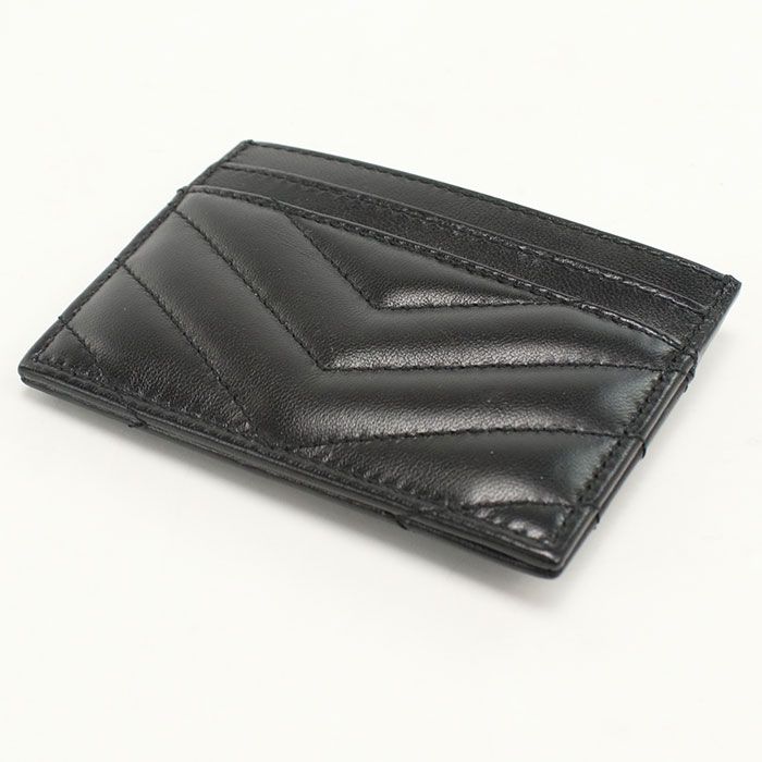 Saint Laurent Cassandra Card Case Lambskin — view 2