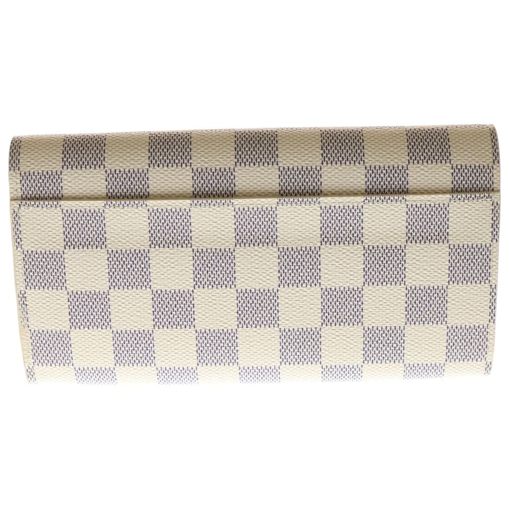 Louis Vuitton Damier Azur Portefeuille Sarah Canvas Wallet Long — view 2
