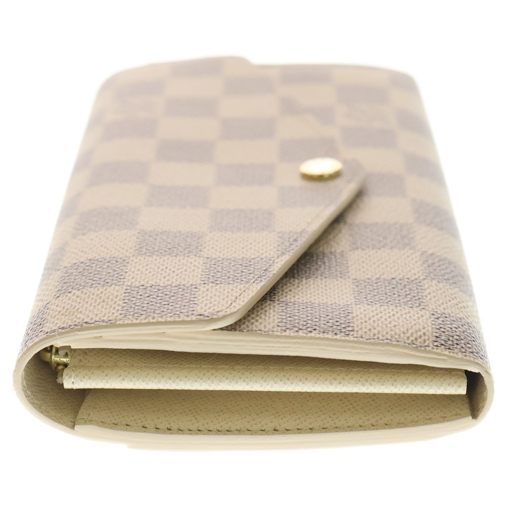 Louis Vuitton Damier Azur Portefeuille Sarah Canvas Wallet Long — view 3