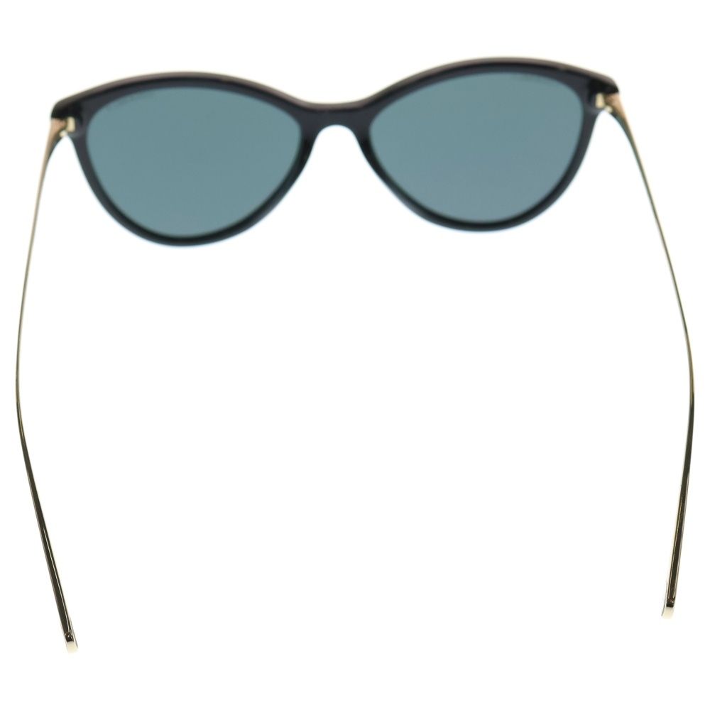 Chanel CC Logo Side Cat Eye Frame Sunglasses Black Gold — view 2