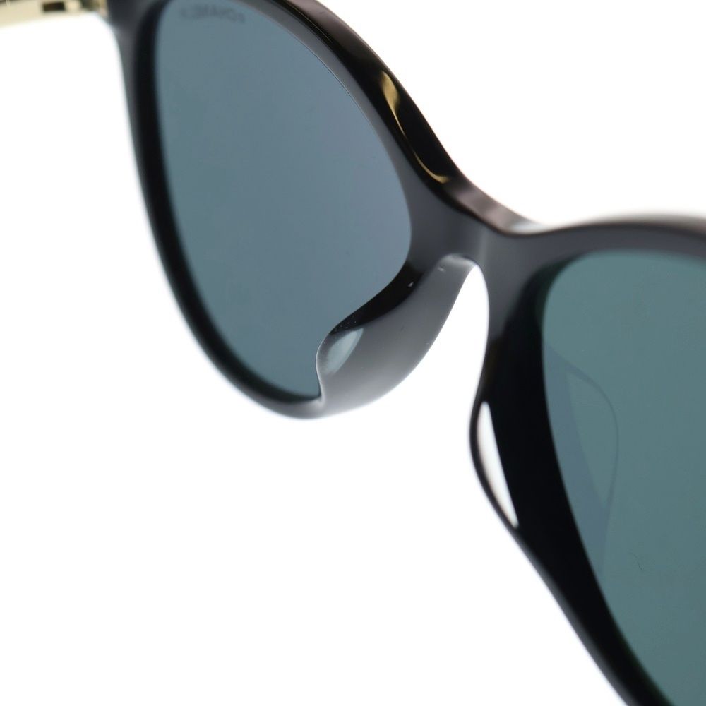 Chanel CC Logo Side Cat Eye Frame Sunglasses Black Gold — view 5