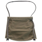 Hermes Aline PM Logo Print Canvas 2-Way Shoulder Bag Khaki — view 2