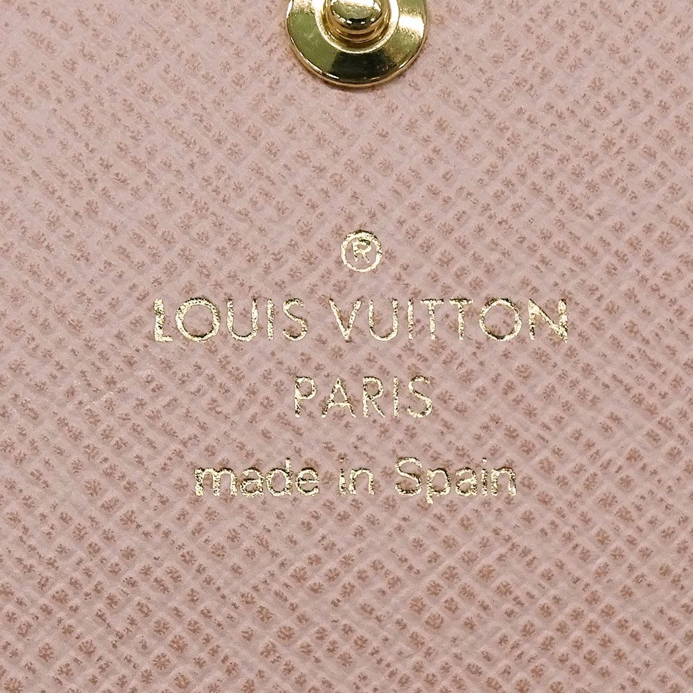 Louis Vuitton Wallet Coin Case Monogram Canvas Porte Monnaie Rosalie Rose Ballerine — view 8