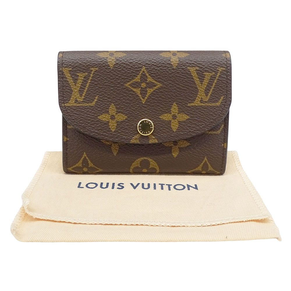 Louis Vuitton Wallet Coin Case Monogram Canvas Porte Monnaie Rosalie Rose Ballerine — view 5