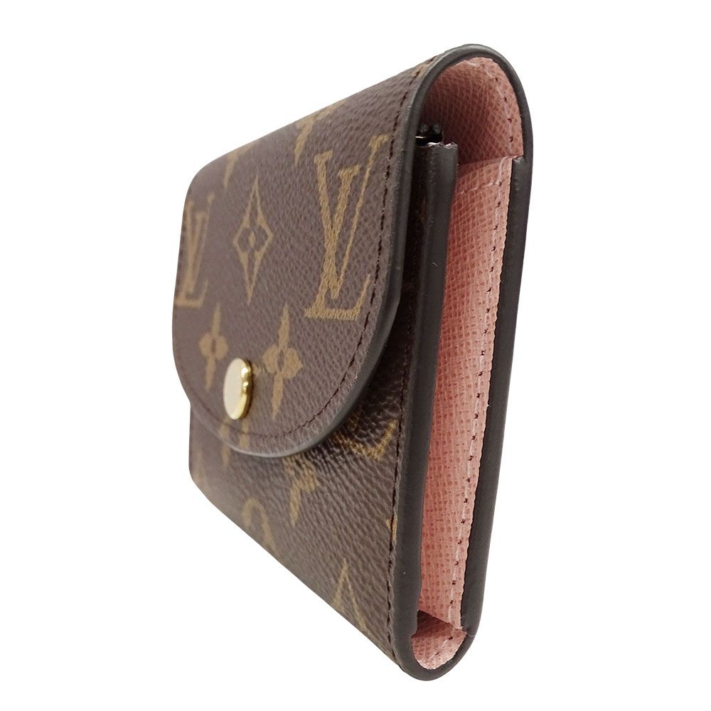 Louis Vuitton Wallet Coin Case Monogram Canvas Porte Monnaie Rosalie Rose Ballerine — view 4