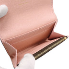 Louis Vuitton Wallet Coin Case Monogram Canvas Porte Monnaie Rosalie Rose Ballerine — view 6