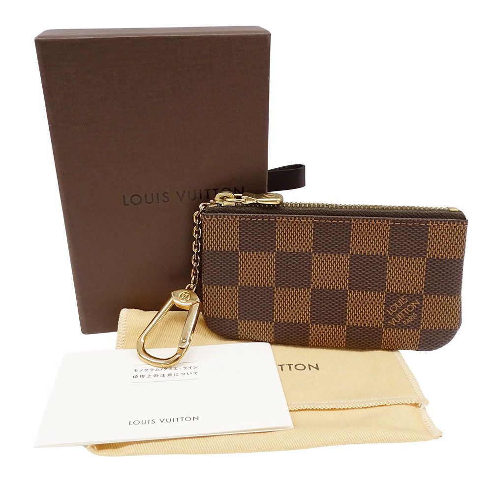 Louis Vuitton Wallet Coin Case Damier Canvas Card Key — view 5