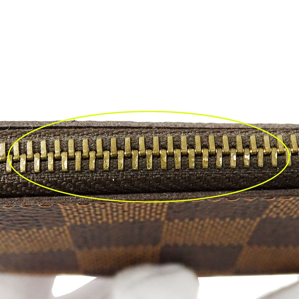Louis Vuitton Wallet Coin Case Damier Canvas Card Key — view 7