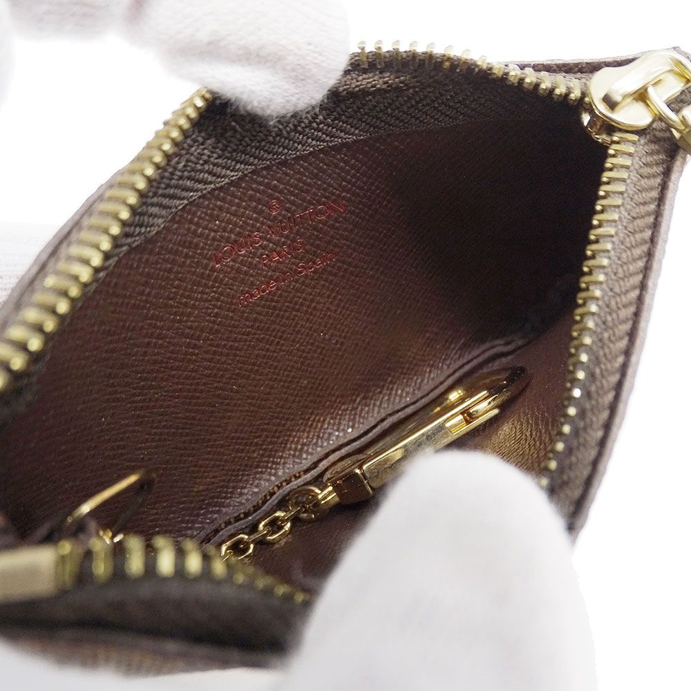 Louis Vuitton Wallet Coin Case Damier Canvas Card Key — view 6