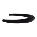 Prada Headband Hair Nylon Black Silver