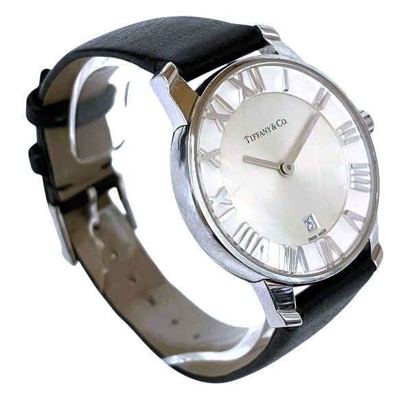 Tiffany & Co Atlas 2 Hand Quartz Watch Silver-dial — view 3