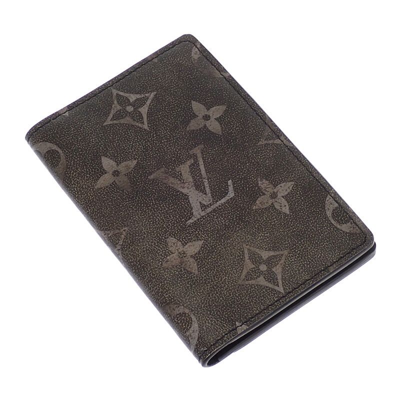 Louis Vuitton Organizer de Poche Card Case Brushed Monogram Leather