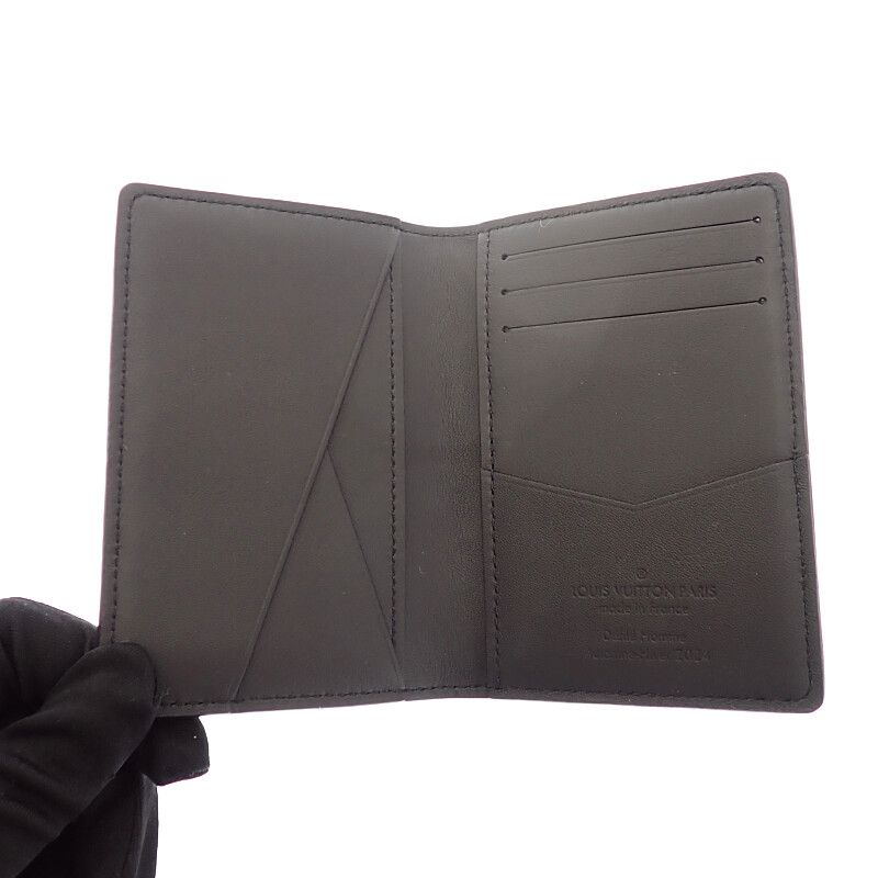 Louis Vuitton Organizer de Poche Card Case Brushed Monogram Leather — view 9