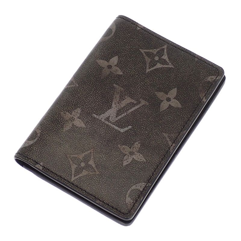 Louis Vuitton Organizer de Poche Card Case Brushed Monogram Leather