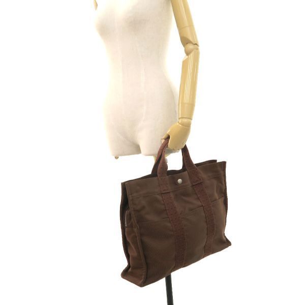 Hermes Her Canvas Brown — view 9