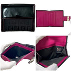 Fendi Bifold Wallet Black Pink Zucchino — view 2