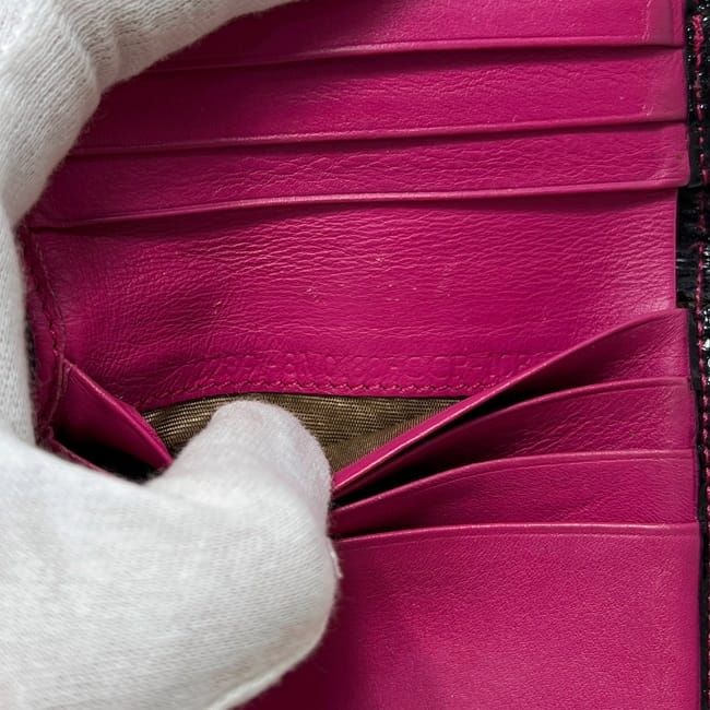Fendi Bifold Wallet Black Pink Zucchino — view 7