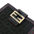 Fendi Bifold Wallet Black Pink Zucchino — view 8