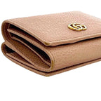 Gucci Trifold Wallet Pink Beige GG Marmont — view 7