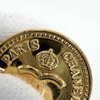 Chanel Brooch Quilted Bag Motif CC Logo Swing Coco — view 6