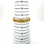 Chanel Bangle Bracelet CC Logo Coco Vintage Gold — view 4