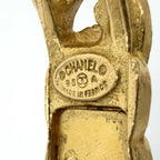 Chanel Bangle Bracelet CC Logo Coco Vintage Gold — view 3