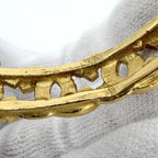 Chanel Bangle Bracelet CC Logo Coco Vintage Gold — view 9